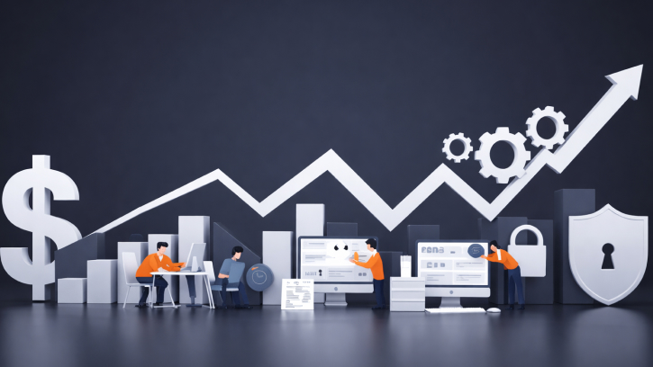 IT support team managing business infrastructure and security systems